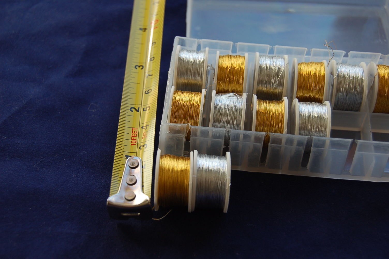 12x Spool of Flat Mylar Tinsel GOLD & SILVER, FLY TYING, FLY FISHING