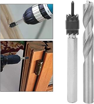 9Pcs Spot Weld Cutter Set, 3/8 Double Sided HSS High Speed Steel Hole Removable Spot Weld Drill Bits for Power Drill Spot Welding Power Tool Accessories Drill