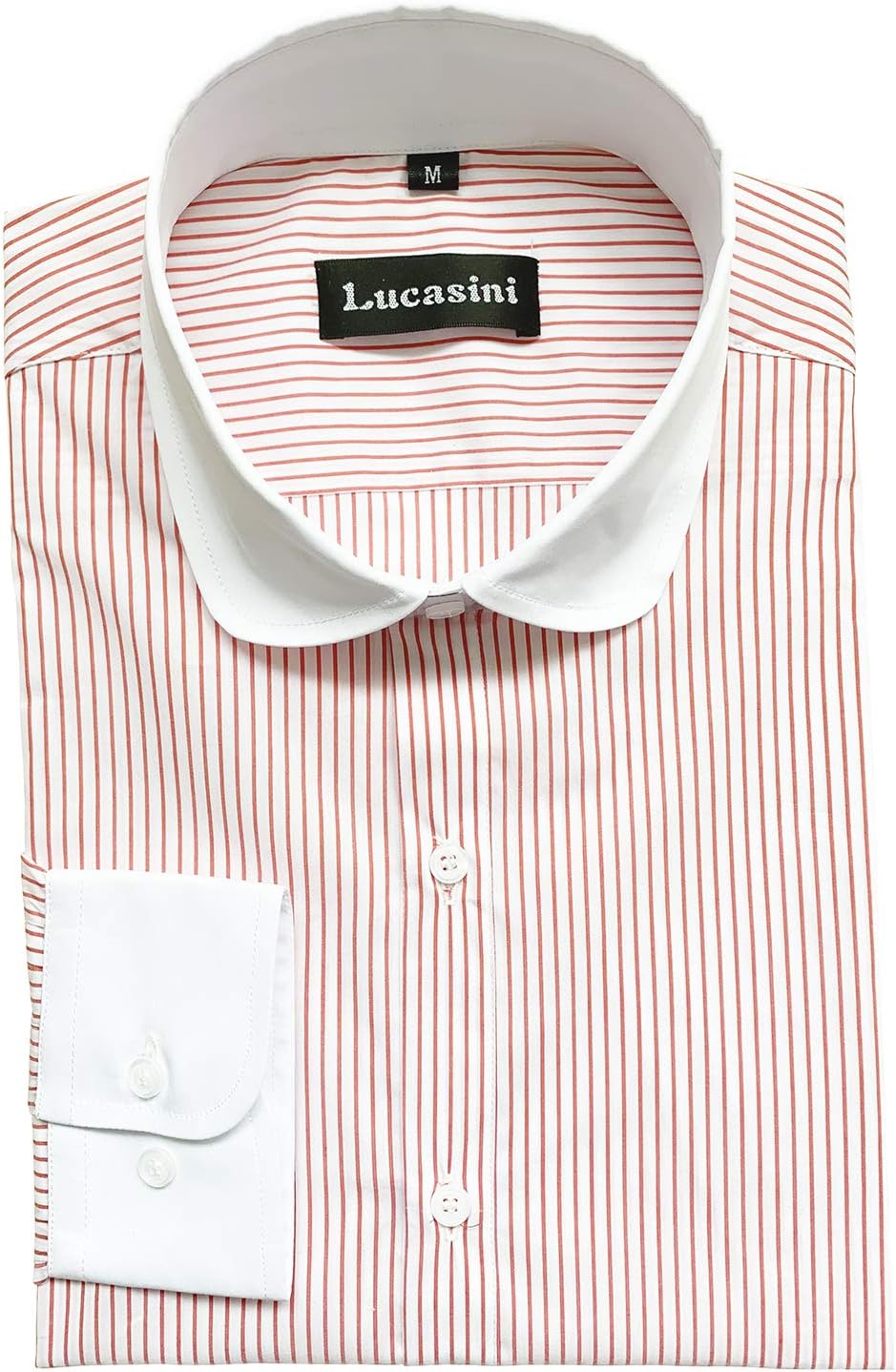 Amazon.com: Lucasini 1920s 30s Style Stripe Penny Collar Shirt Peaky ...