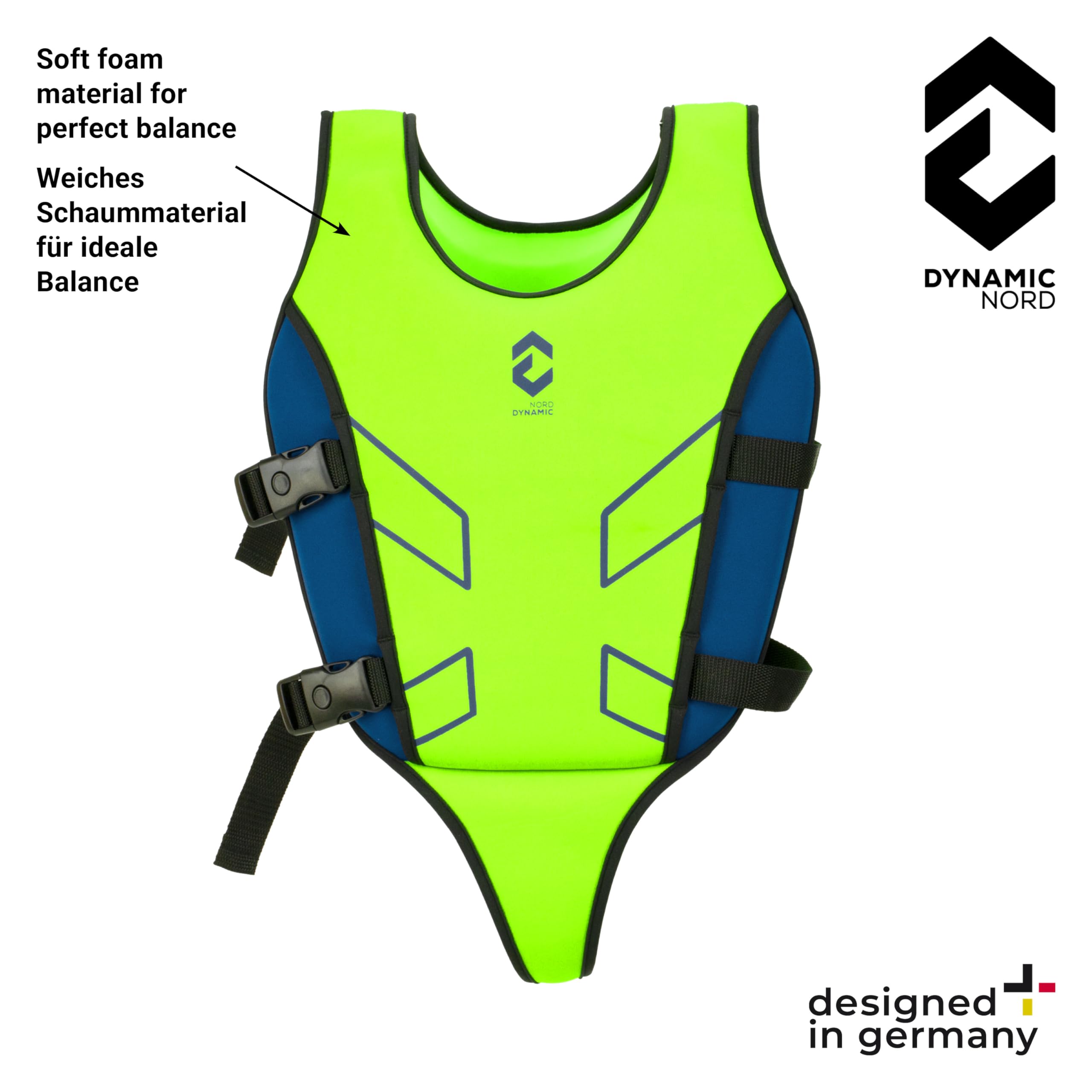 Chaleco de Natación Premium para niños - Diseñado en Alemania - Ayuda de natación de 15-19 kg y 19-30 kg, Ayuda de flotabilidad, Chaleco de flotabilidad, Swim Vest