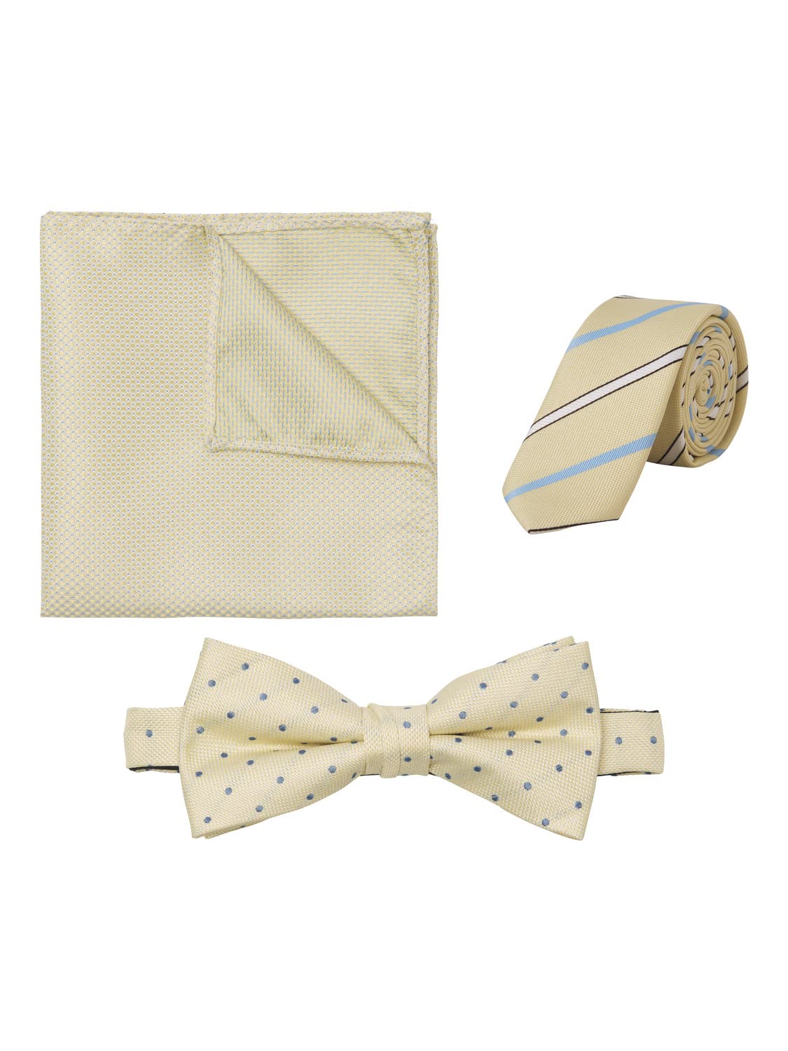 JACK & JONES Jacrilo Summer Giftbox Set Cravatta e Papillon, Dusky Citron, Taglia Unica Uomo