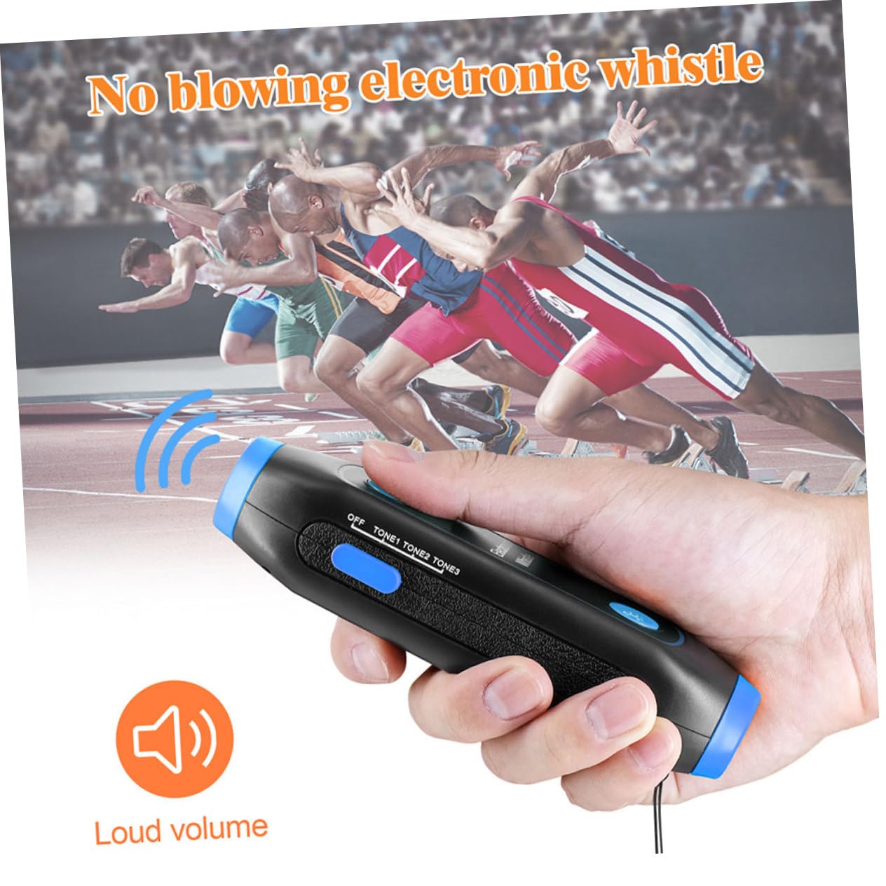 Yardwe Glocke Gerät Schlüsselband bellen Zinn the voicess voctorious the Sound Timm Pfeifen für Trainer elektrische Pfeife für Reisebusse Magnet Green