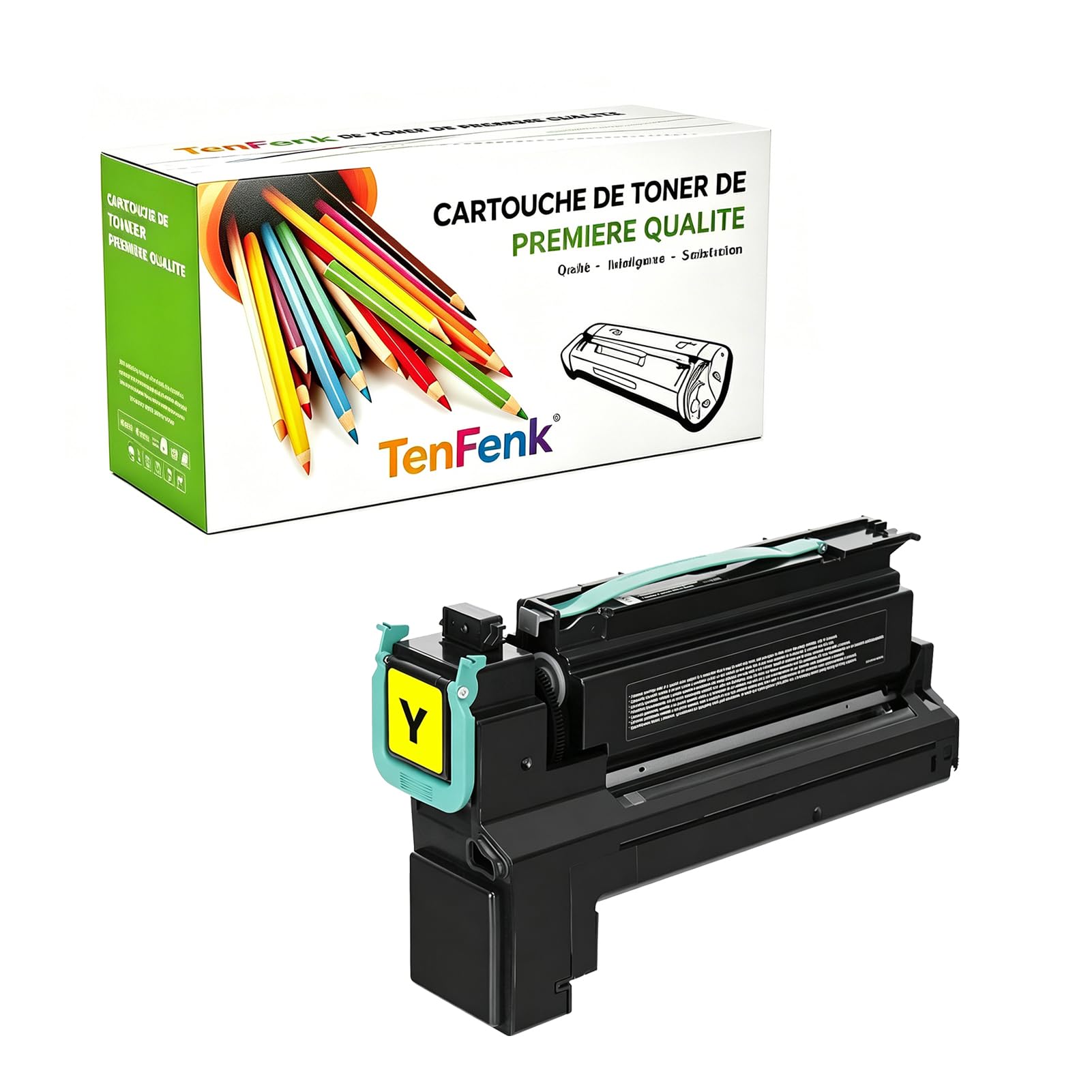 Compatible Reemplazo Cartucho De Tóner Para Lexmark X792 X792X1KG X792X1CG X792X1MG X792X1YG Para Uso Con Lexmark X792DE X792DTE X792DTFE X792DTME X792DTPE X792DTSE Impresora,Amarillo