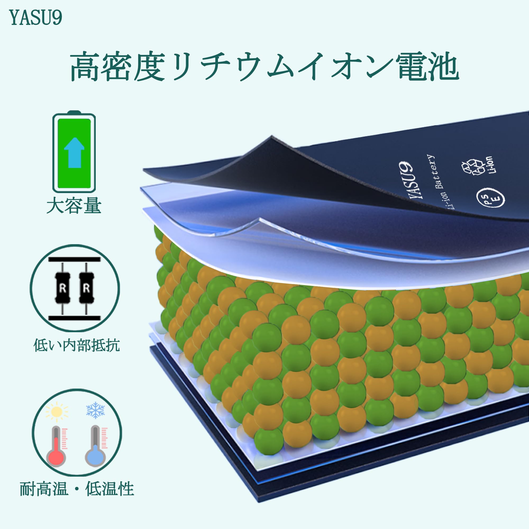 Amazon | YASU9 for iWatch Series 5 40mm バッテリー交換 対応GPS 