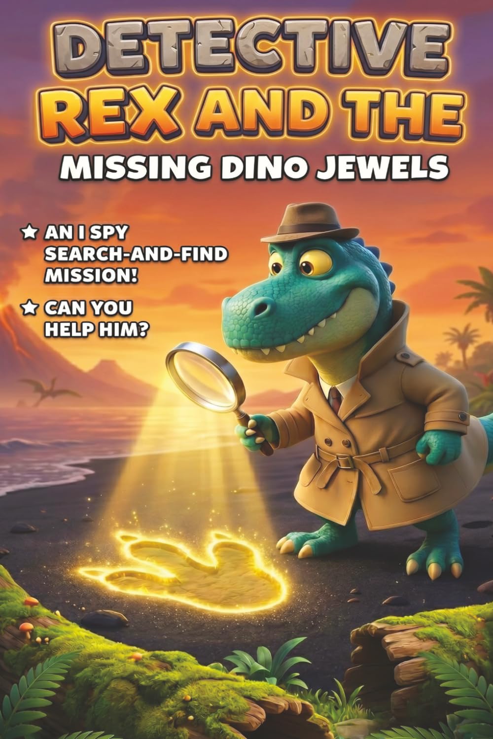 Detective Rex and the Missing Dino Jewels: An Interactive Search-and-Find Dinosaur Adventure for Kids