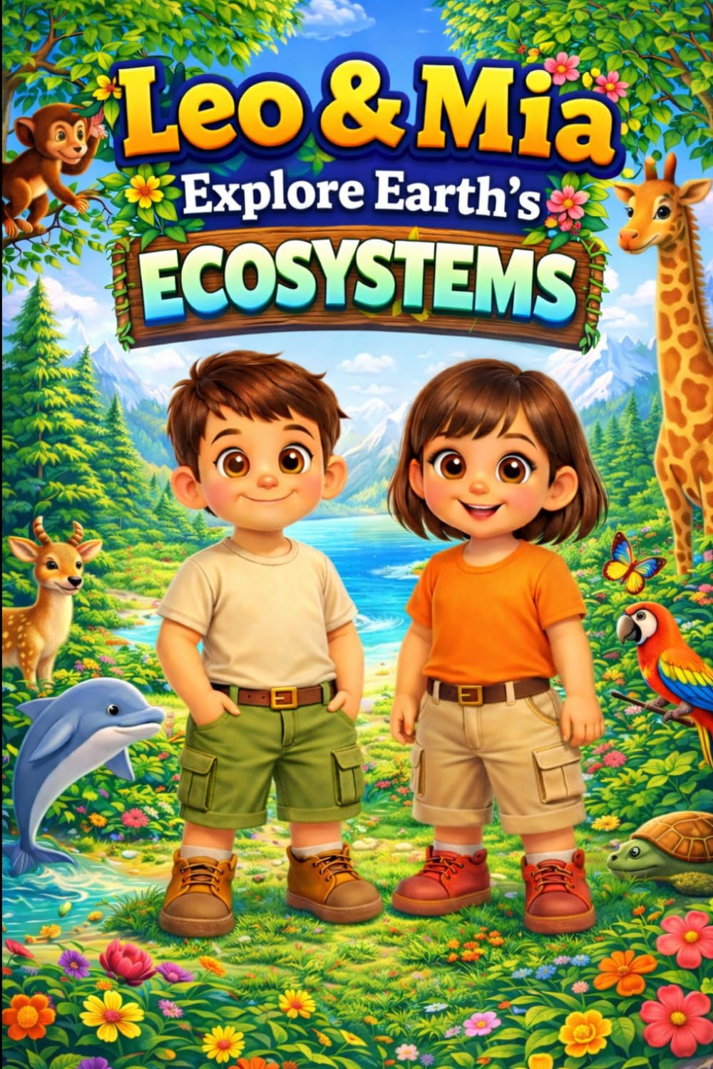 Leo & Mia Explore Earth's Ecosystems: Forests, Oceans, Deserts, and Wildlife | Learn How Nature Works Together | Easy English Science Story for Kids and ESL Beginners (Leo & Mia Explore the World)