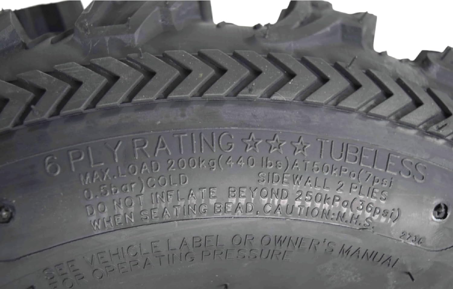 Kenda Bearclaw EX K573-24x11-10 Rear Tires for All Terrain (ATV), UTV, and Side by Side (SxS) Vehicles - 6-Ply - Bear Claw EX 24x11x10 (2-Pack)