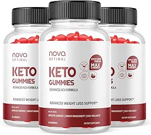 Amazon.com: Nova Optimal Keto ACV Gummies, Nova Optimal Keto Gummies (3