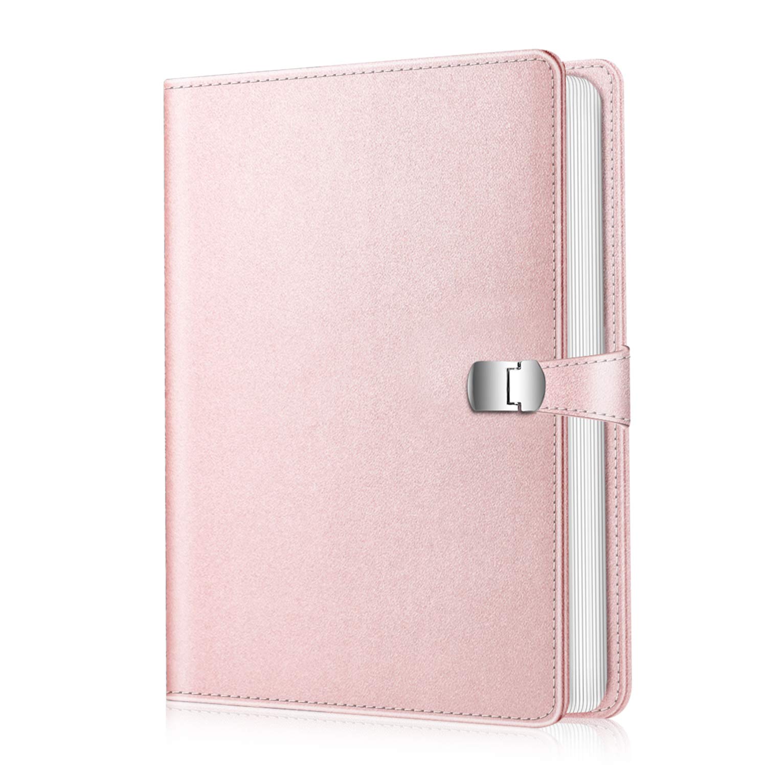 Fintie Photo Album for 4x6 Photos - 112 Pockets Vegan Leather Cover Memory Albums Book for Birthday Family Anniversary Vacation Pictures, Rose Gold