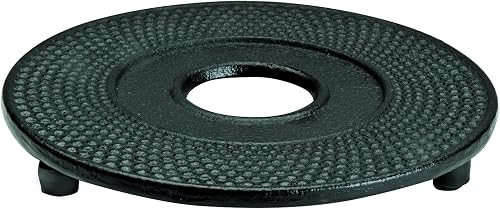 Ibili Cast Iron Tetsubin Teapot Trivet, 13 cm Diameter