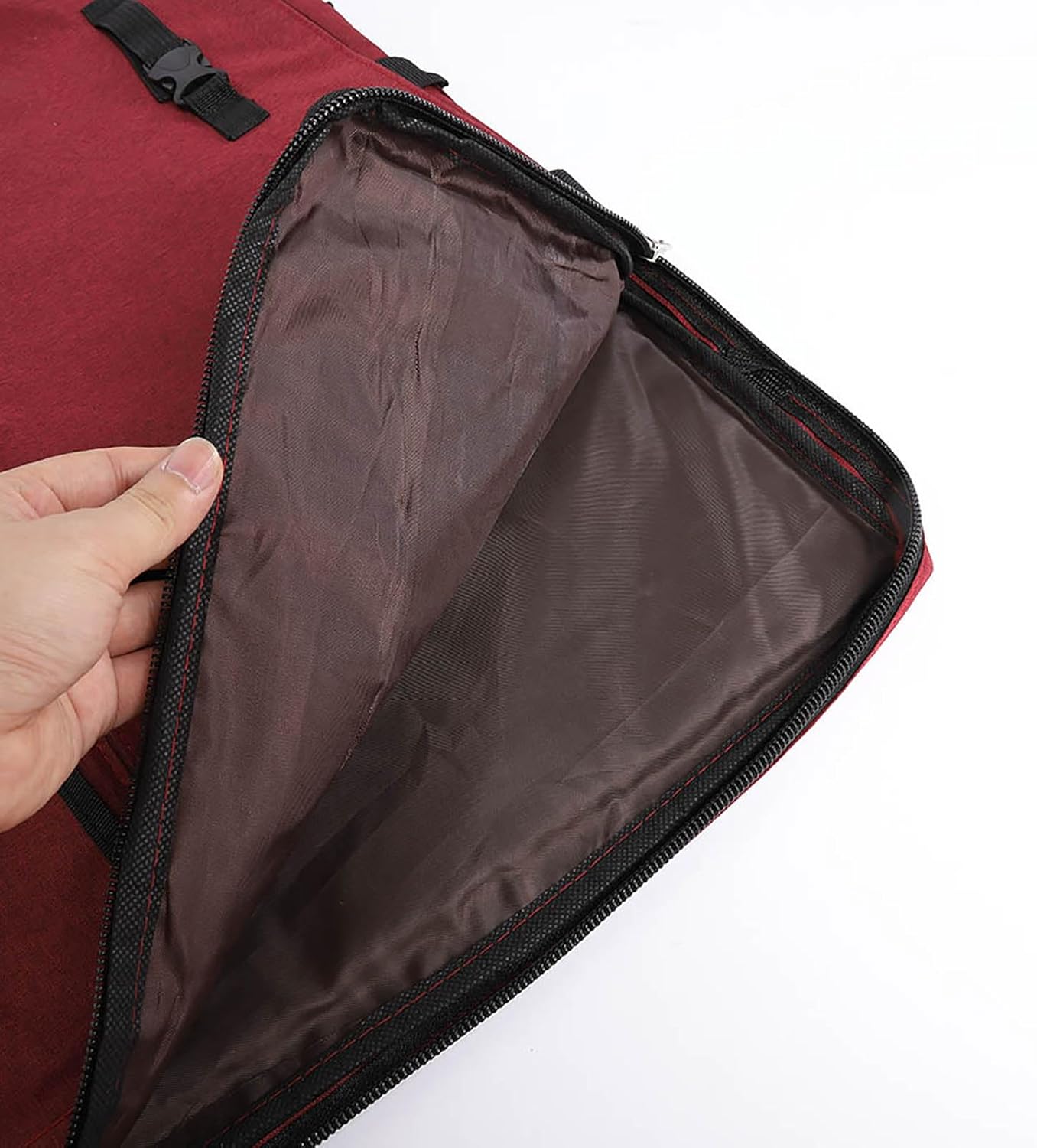 Travel Sketching Bag, Art Portfolio Bag, Art Supplies Bag for Providing Ample Space for Your Artistic Tools (Red)