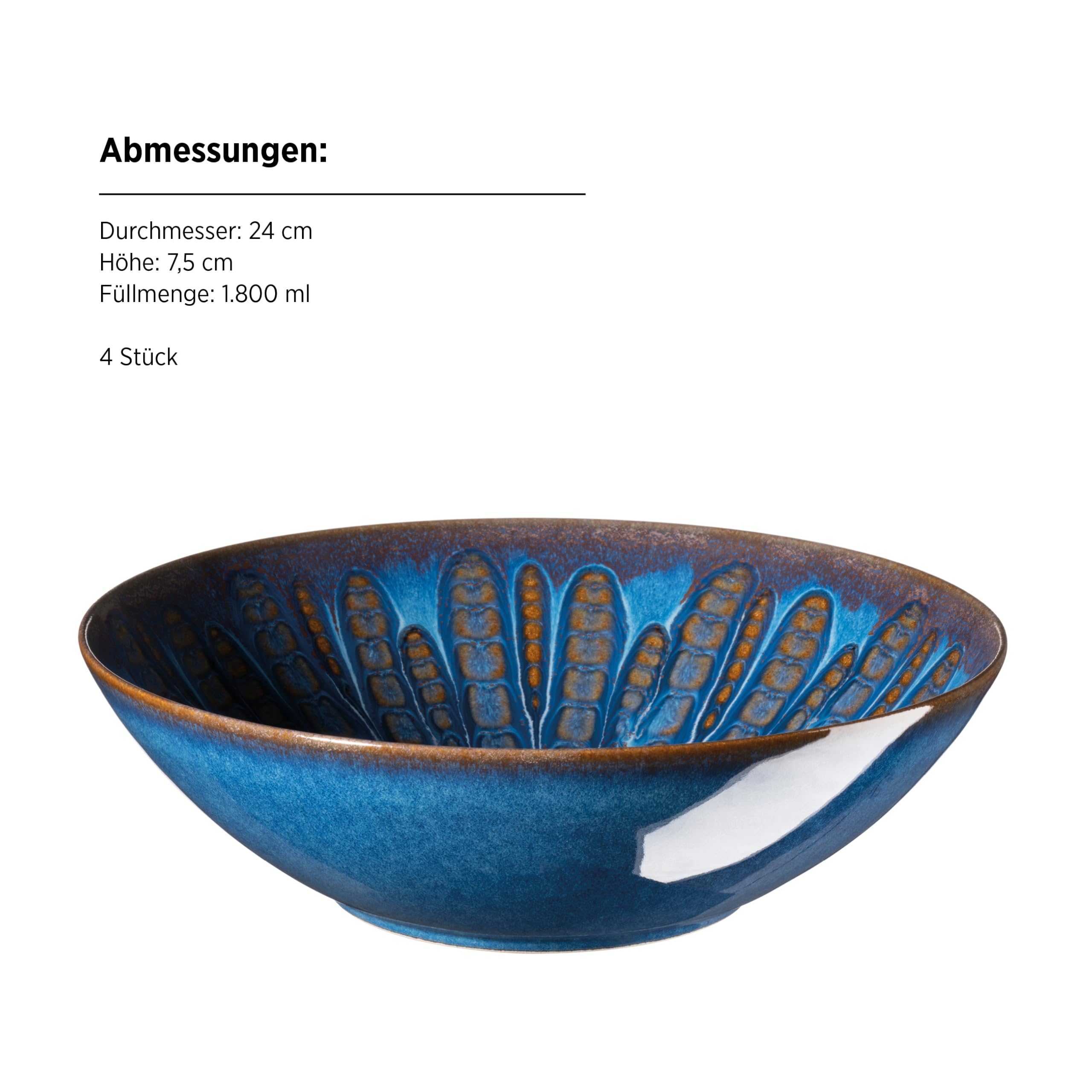 MÄSER Schüssel-Set, Steinzeug Mirna