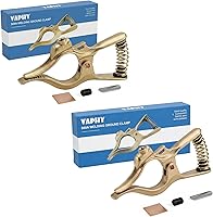 Vista 9 de Pinza de tierra para soldadura de 300 amperios estilo T de latón