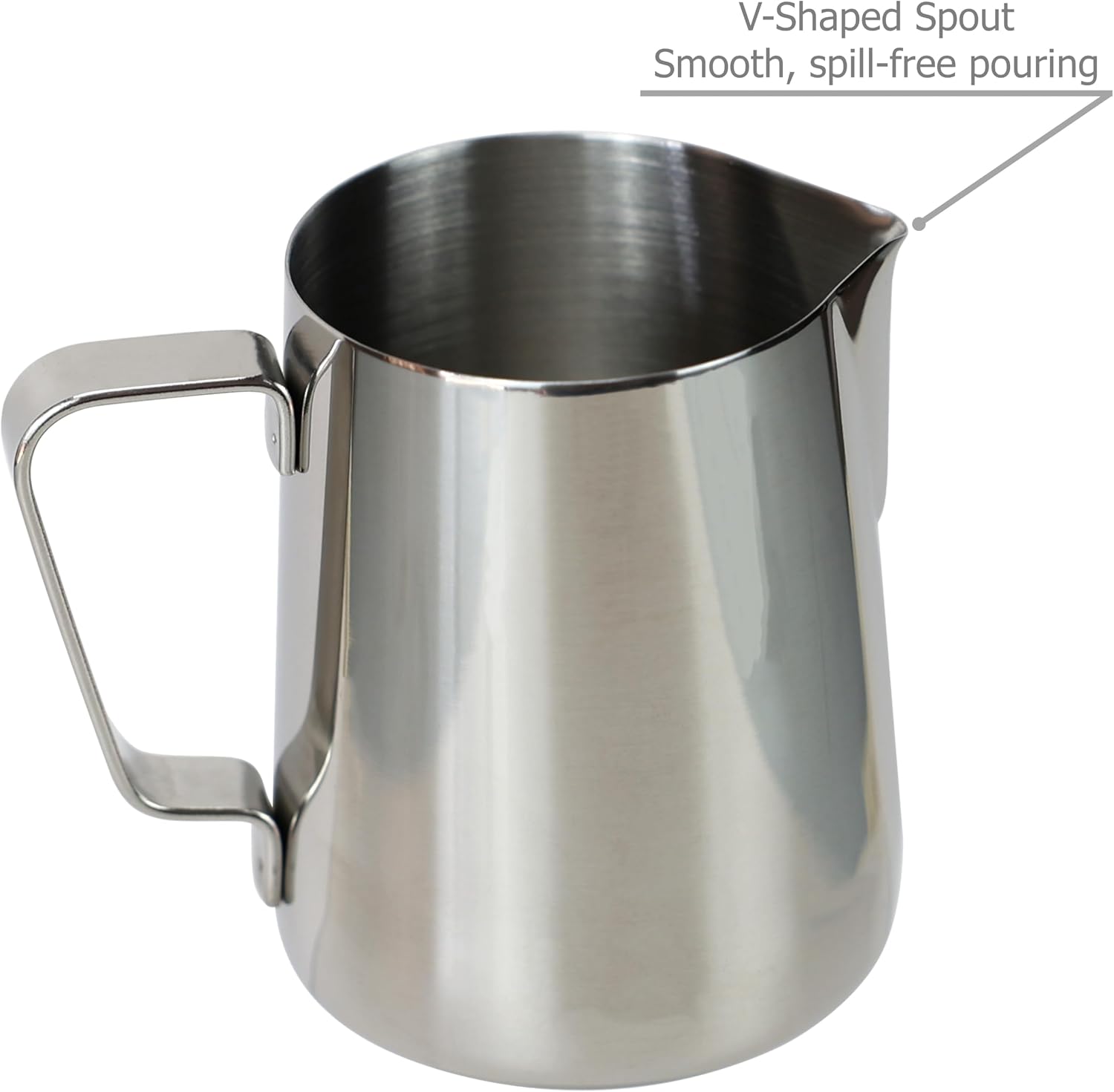EIKS Stainless Steel Measuring Cup Steaming Pitcher Jug (600ml)