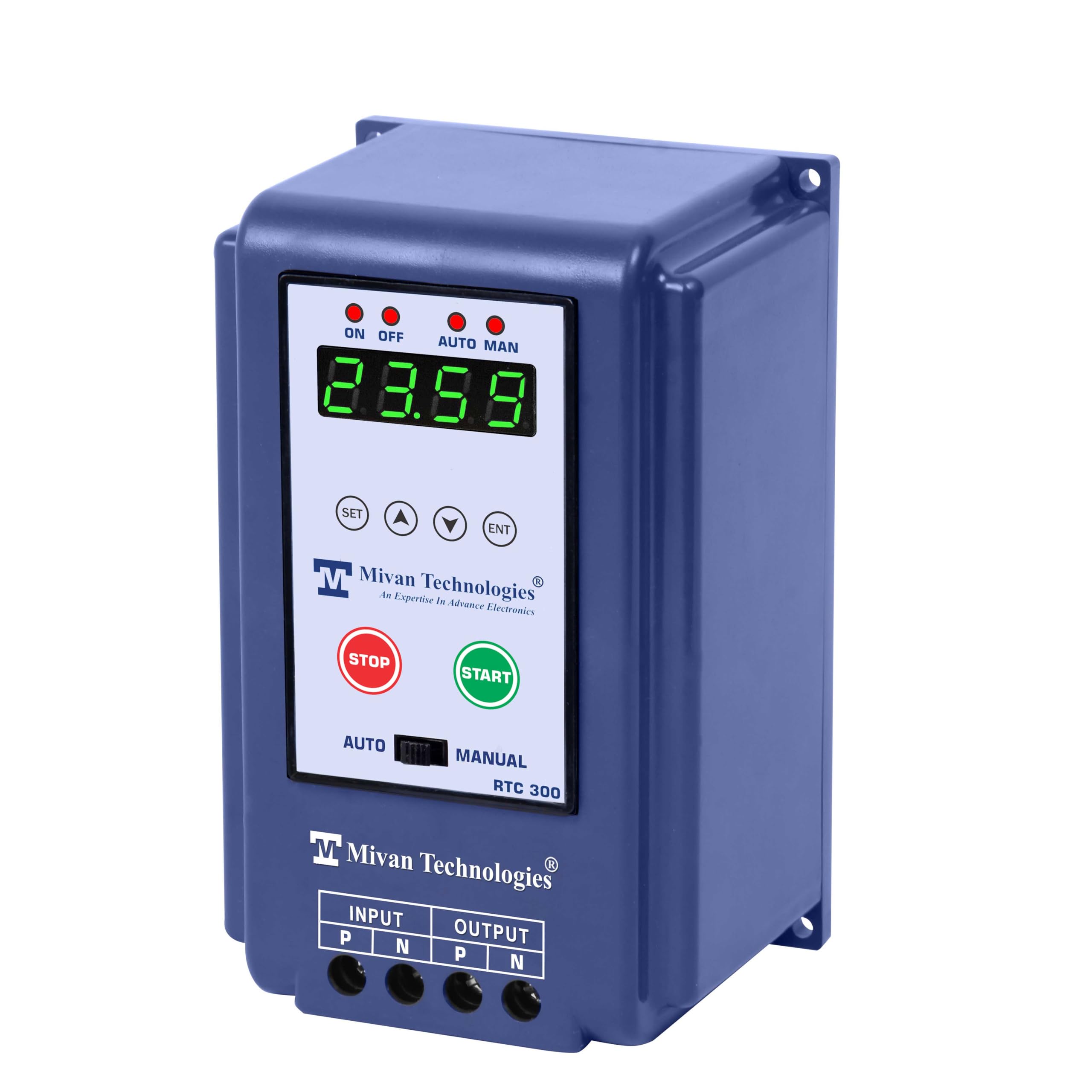 RTC 300 HD Digital Time Switch with 16 on Off time with Weekly Off Facility for Single Phase