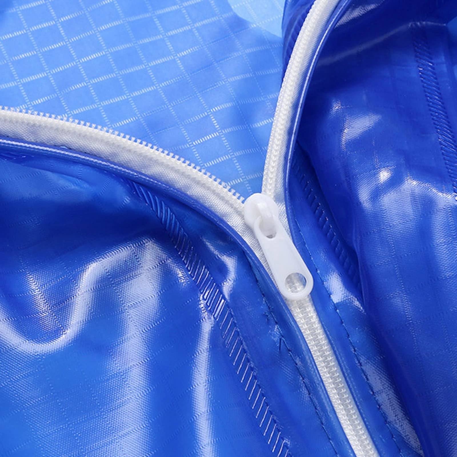 Generisch Combinaison de pluie en PVC pour homme et femme - Combinaison de cyclisme imperméable - Manteau de pluie et pantalon de pluie coupe-vent - Vêtements de travail réfléchissants