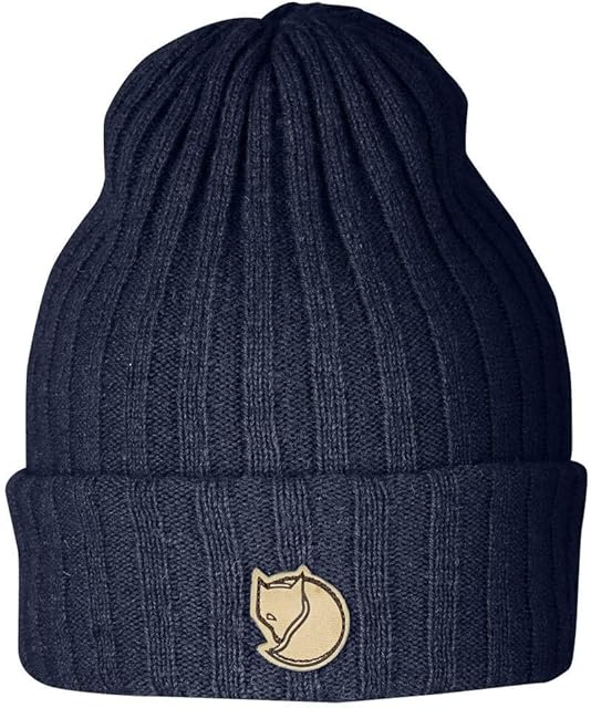 Fjällräven Uniseks Byron 77388-555 Czapka Wełniana, Granatowy, 2,4 x 22,6 x 9,8 cm