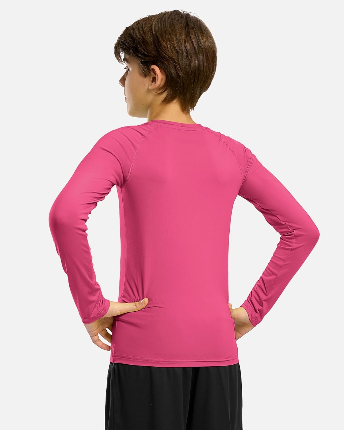 G Gradual Boys Youth Compression Shirt Long Sleeve Football Baseball Undershirt Quick Dry Sports Base Layer for Boy - Image 4