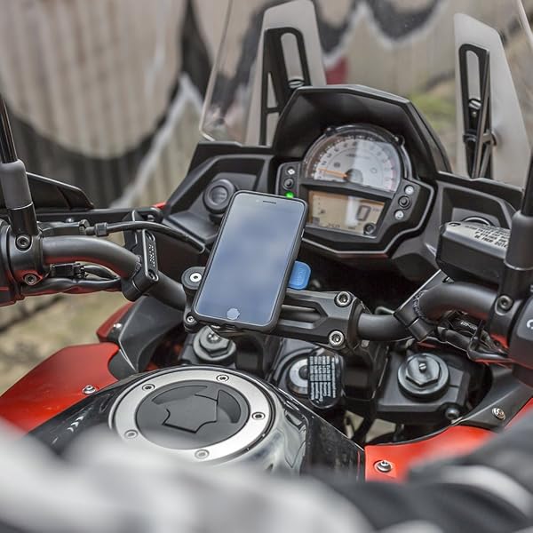 Quad Lock Guidon pour Moto Support Téléphone pour iPhone, Galaxy, Pixel Et Adaptateurs Universels - 2