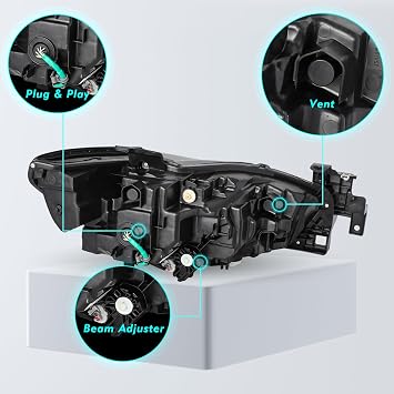 TUSDAR FULL LED Headlight Assembly Replacement for 2018-2021 Mazda 6