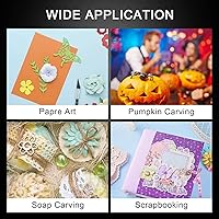 Vista 6 de Paquete de 60 Cuchillas Exacto 11, Cuchillas de Cuchillo de Manualidades de Repuesto, Cuchilla Exacto 11, Recambios de Cuchillas para Cuchillo