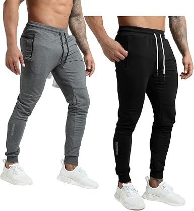 GYM REVOLUTION Men's Workout Tapered 