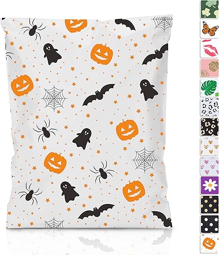 Miniatura 1 de JinRuiKJ Sobres de polietileno de Navidad de 10 x 13 pulgadas, 25 unidades, bolsas de envío impermeables y resistentes al desgarro para ropa,