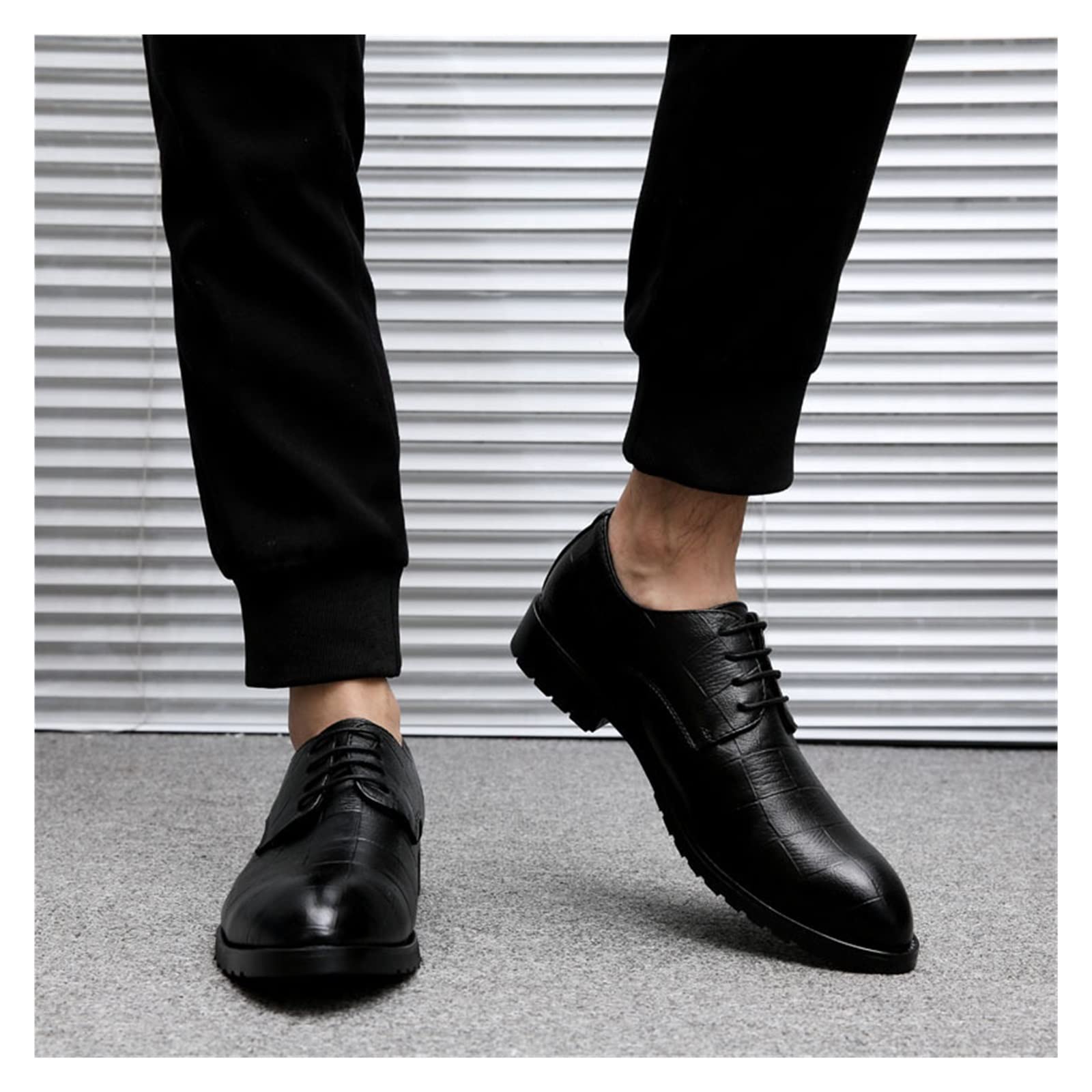 MSEURO Taglia Extra Large 48 Autunno Uomo Stringate Scarpe da Uomo  Britanniche Business Casual Scarpe in Pelle Scarpe Eleganti Scarpe da Sposa  (Color : Noir, Size : 39 EU) : Amazon.it: Moda