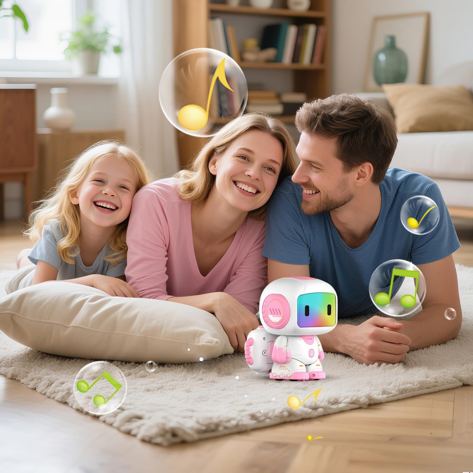 Juguete Robot para Niños Interactivo Eléctrico por Control Remoto
