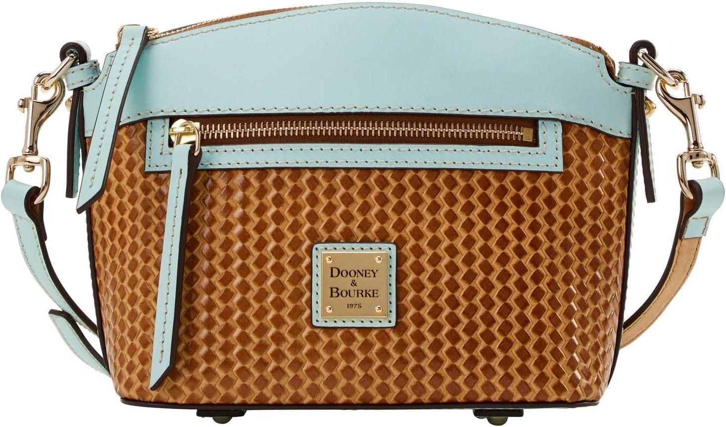 Dooney & Bourke Beacon Woven Domed Crossbody Shoulder Bag
