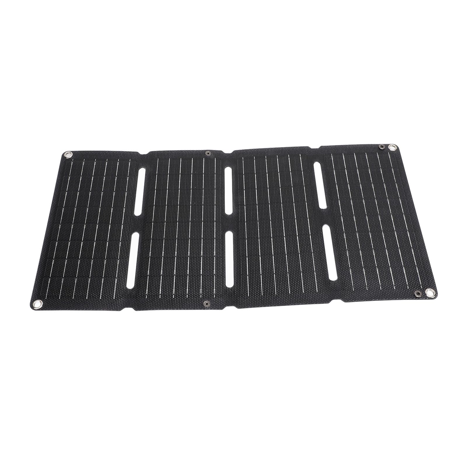 Pannello Solare Pieghevole 80W Monocristallino Portatile 12V 5V Carica Rapida QC Doppia Uscita USB per il Campeggio Pesca RV