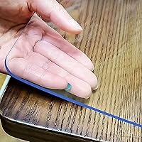 LovePads 16x36 Inch Clear Desk Mat - 1.5mm Thick Waterproof PVC Table Protector for Desks, Dining Tables & Furniture