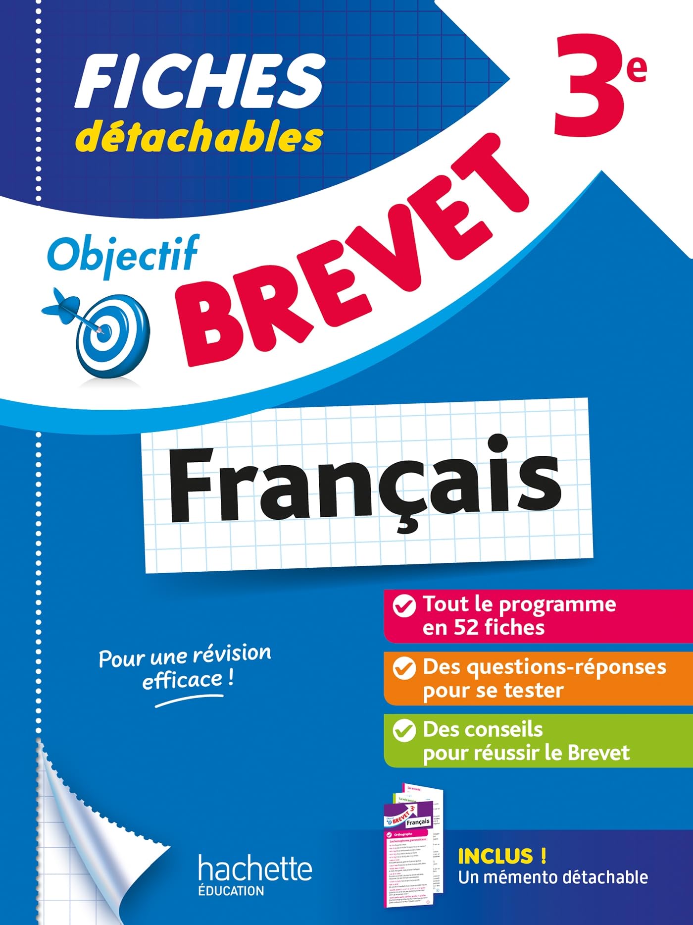 Objectif Brevet - Fiches Français 3e: Fiches détachables
