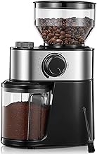FOHERE Coffee Grinder, Burr Coffee Grinder with 18 Precise Grind Settings, 2-14 Cup Electric Coffee Bean Grinder for Espresso, Drip Coffee, French Press and Moka Pot