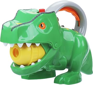 Kid Galaxy Flashlight & Projector - Dino - 3 Projector Discs W/ 24 Color Images, 2-in-1 Light & Image Toy, Dinosaur Scenes, Kids Ages 18+mo