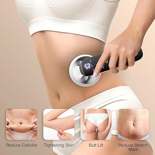 Miniatura 6 de Máquina para esculpir el cuerpo, herramienta inalámbrica para masajeador de celulitis para vientre, cintura, cuello, pierna, trasero, brazo, regalos