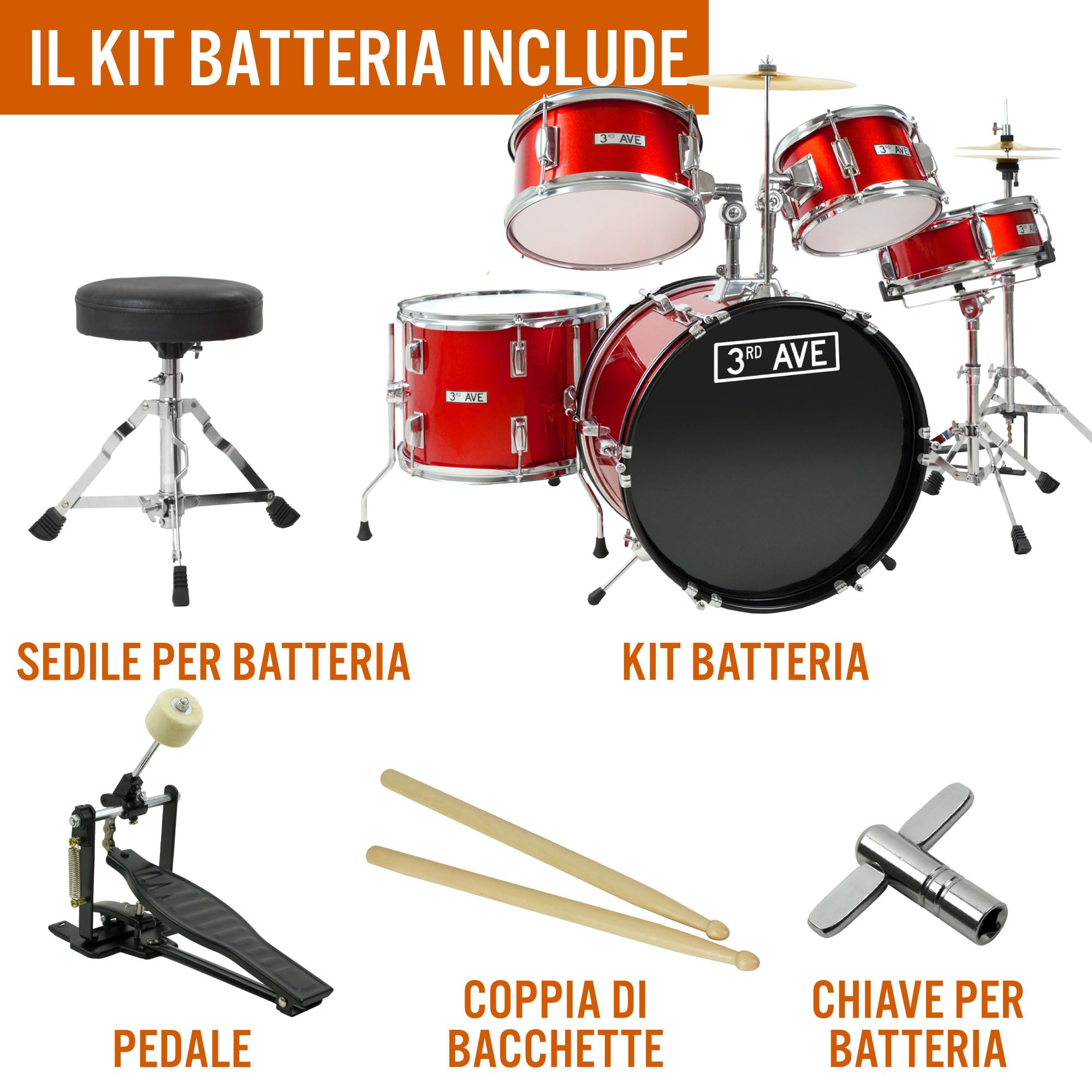 Pelle Per Grancassa Remo Encore Ambassador Ebony 20 | Rivestimento Tamburo Nero | Alta Qualità - Foto 2