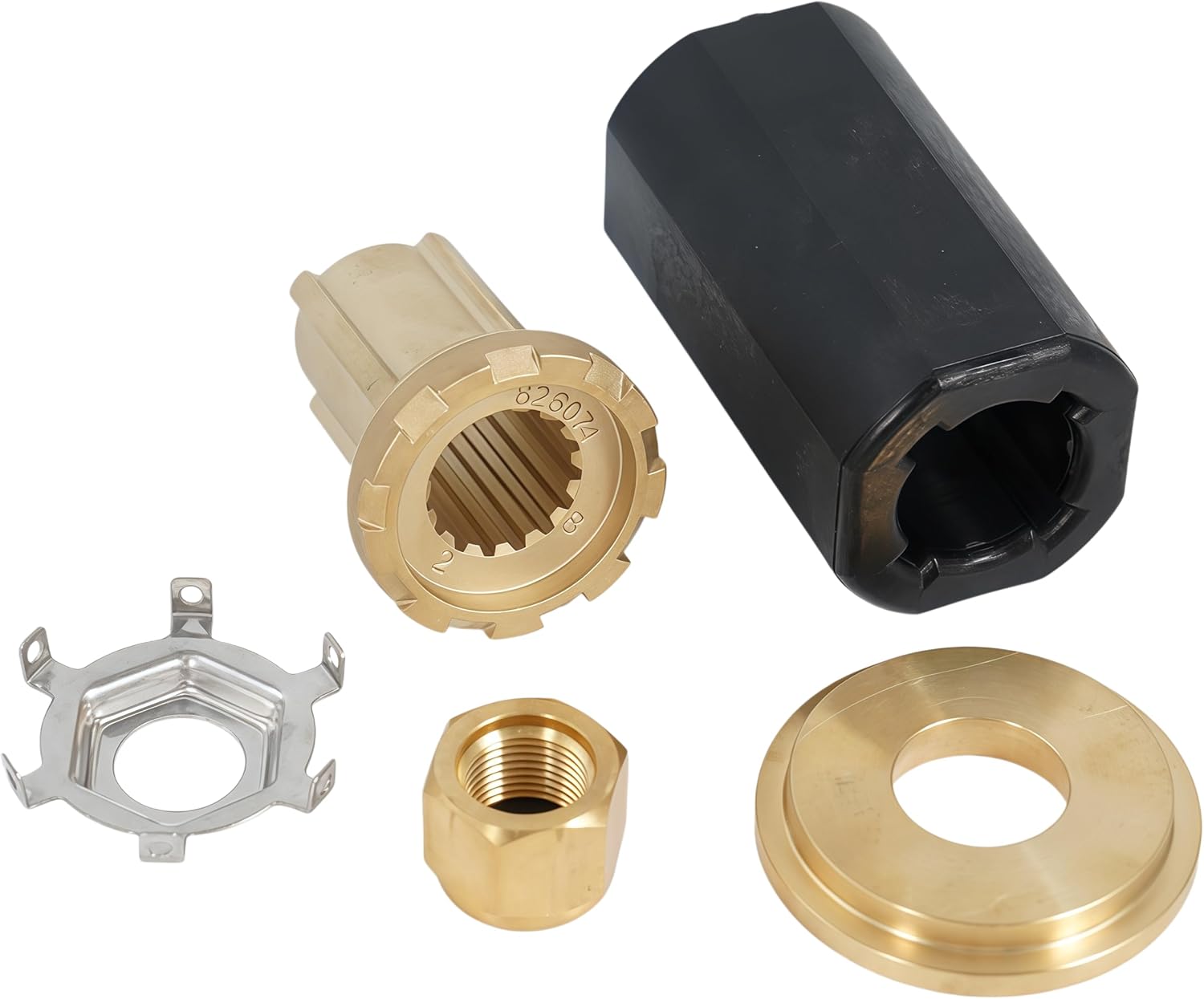 835257K1/835257Q1 Flo-Torq II Hub Kits fit Mercruiser Alpha One/Bravo One Mercury Mariner 40-400HP Flo Torq II Hub Kit,for 15 Spline Tooth Propeller Installation Parts