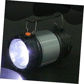 DOITOOL 1pc Rechargeable Flashlight Solar Tent Lights Solar Emergency Light Rechargable Flashlight Solar Lights for Outside Outdoor Lantern Scalable Solar Lamp Scalable Solar Lantern Fold