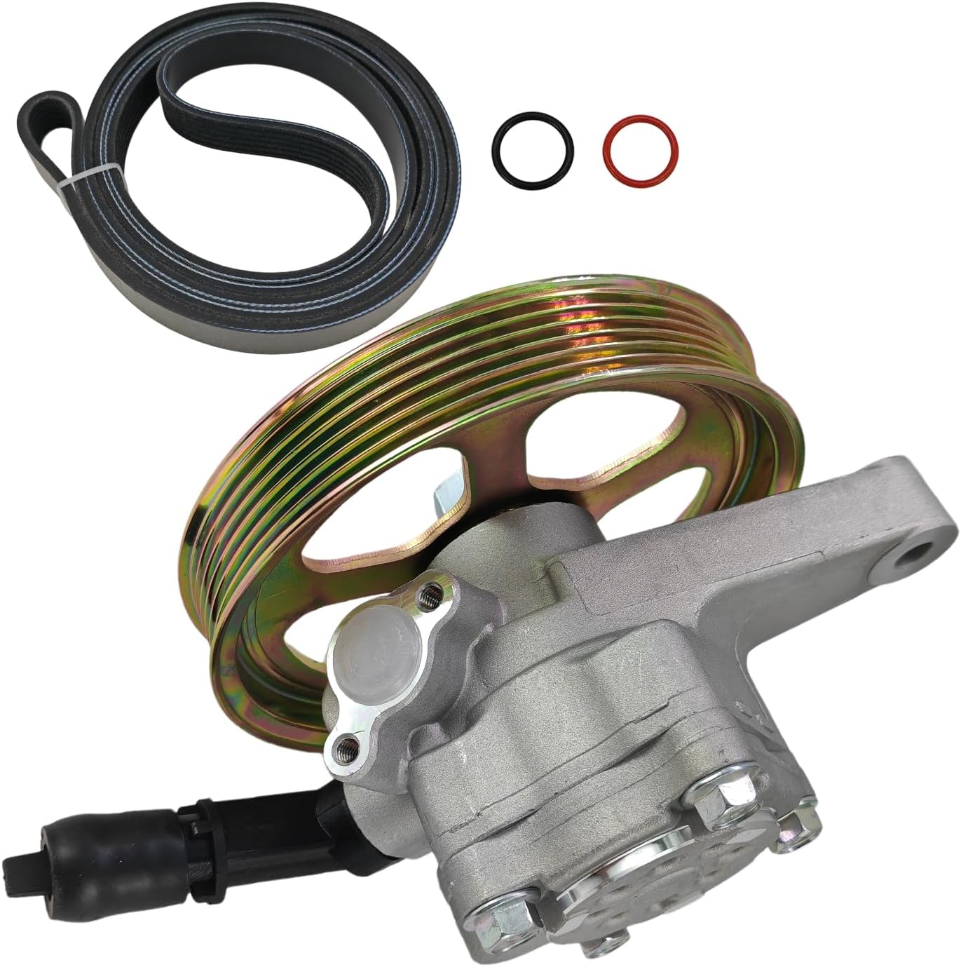 Power Steering Pump With Belt & O-Ring Fit for Acura MDX, Fit for Honda Odyssey Pilot, 3.5L 3.7L, Replace 56110PVJA01 56110RGLA02