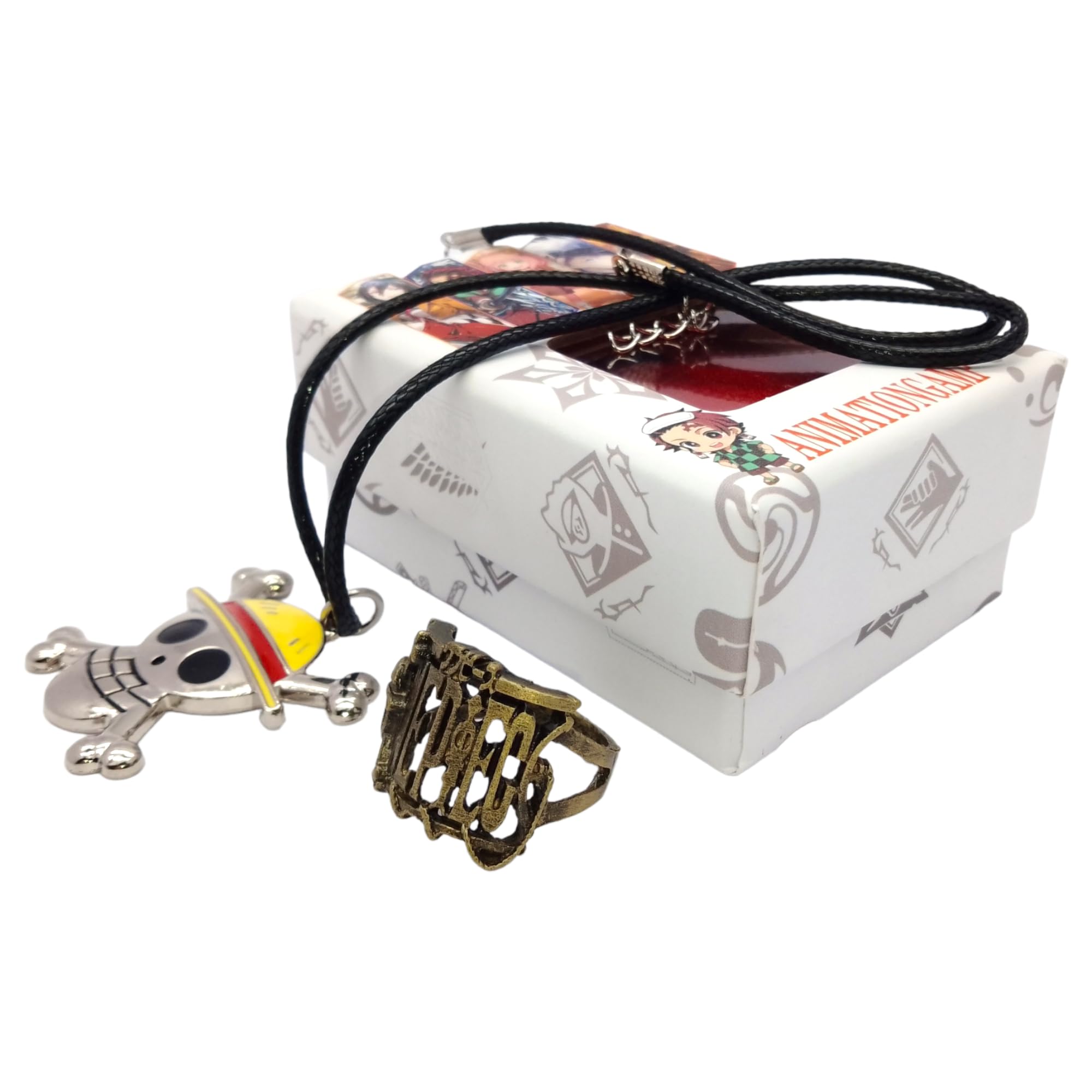 GT Gala Time Anime Cosplay Merchandise Pendant Necklace & Ring combo Gift Set