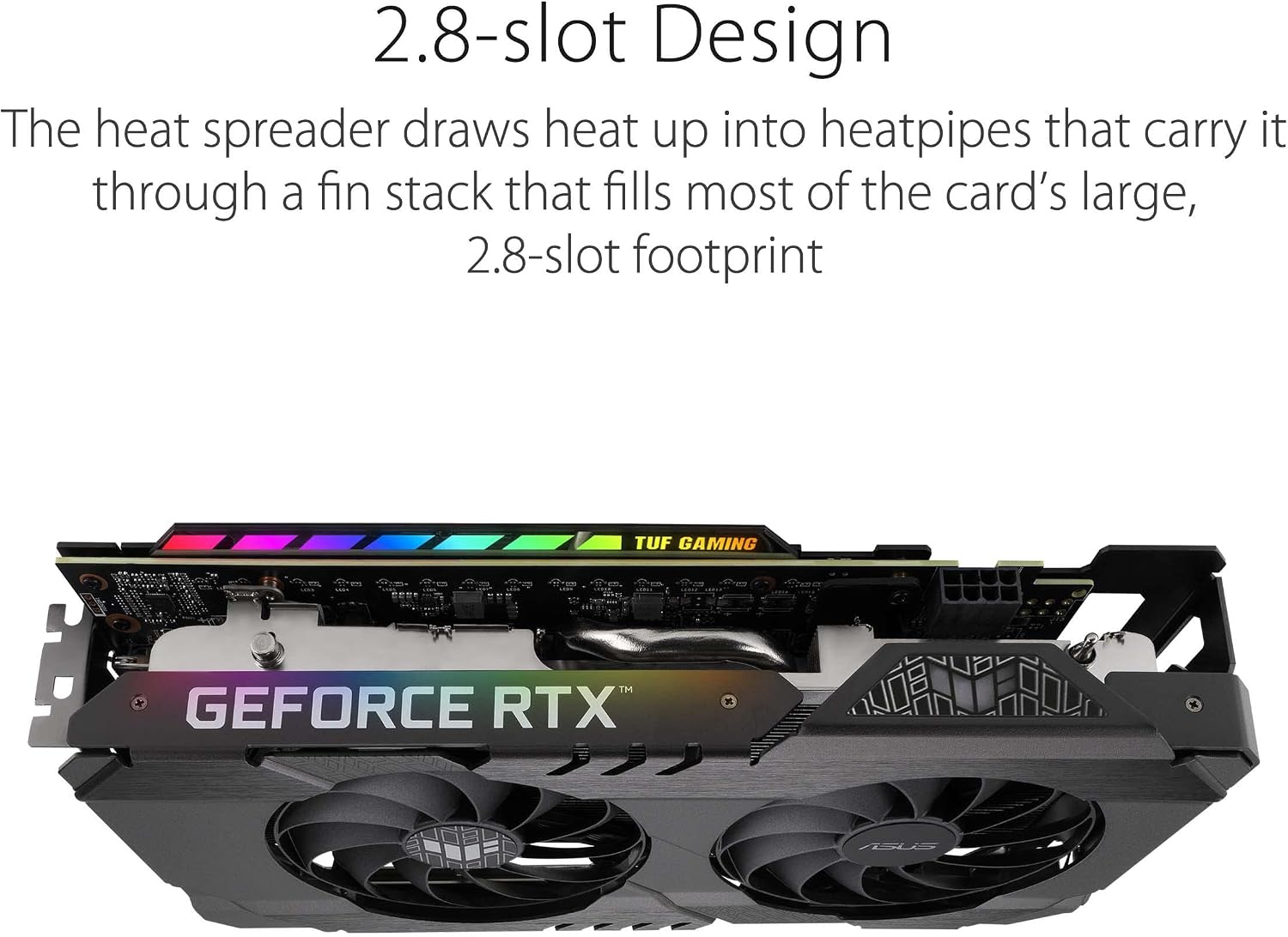 TUF Gaming GeForce RTX 3050 OC Edition Scheda Grafica - Scheda video - Immagine 2