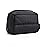 BAGSMART Travel Makeup Bag, Wide Opening Cosmetic Bag Compact & Spacious, Water-Resistant Travel Organizer Pouches for Women (Black)