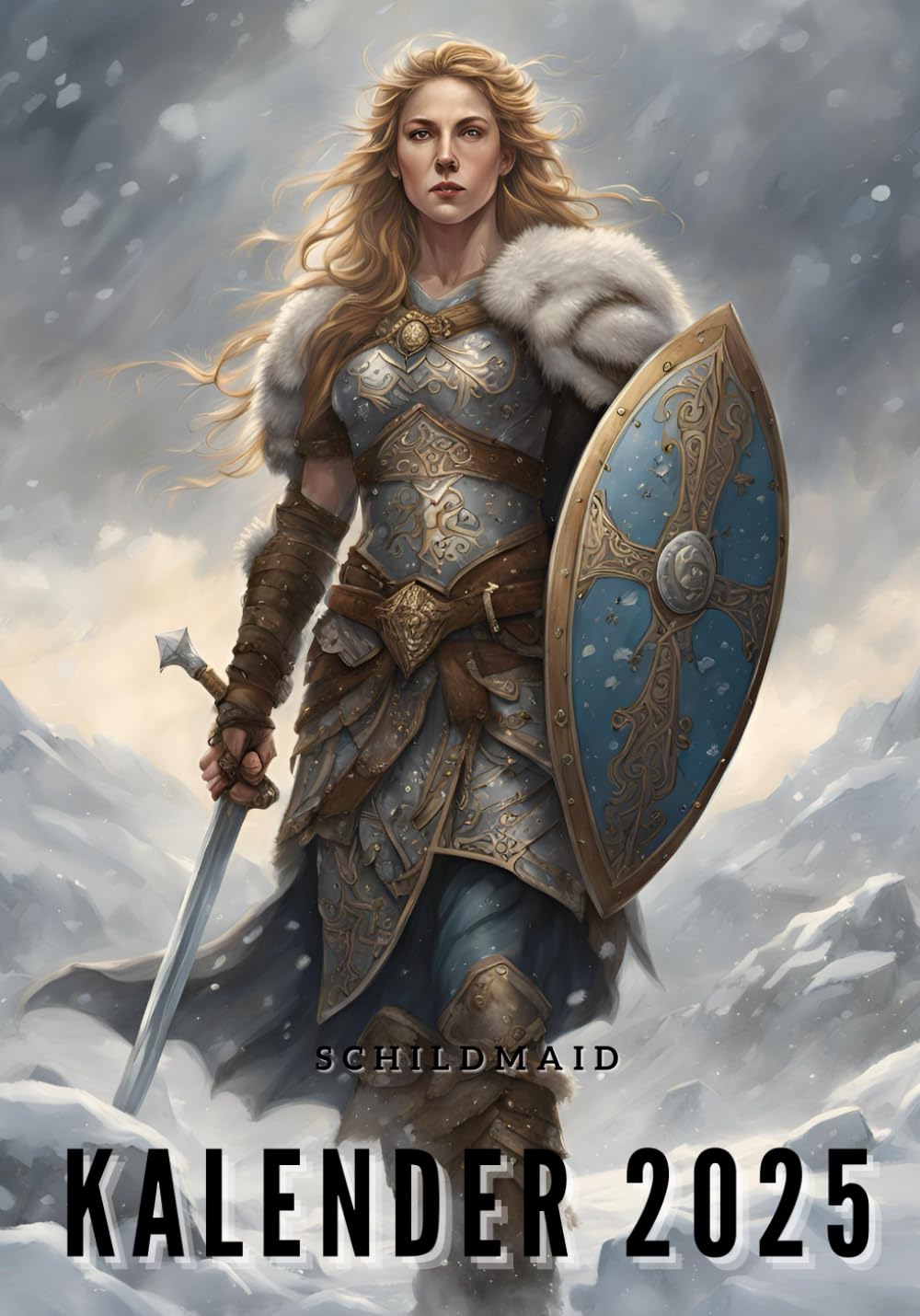 Wikinger Schildmaid Kalender: 2024: Toller Frauen Wikinger Kalender mit Spruch (German Edition)