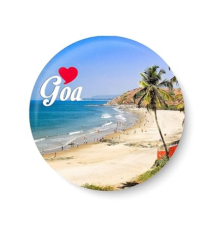 PEACOCKRIDE Metal Fridge Magnet (Multicolour)