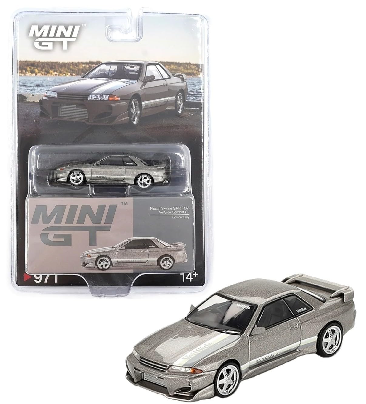 Diecast Model Car Compatible with Mini GT 1:64 Nissan Skyline GT-R