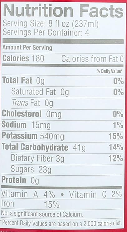 L & A Juice All Prune Juice, 32 fl oz