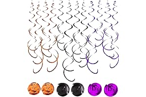 30 Piece Halloween Party Hanging Decorations - Swirling Halloween Charm