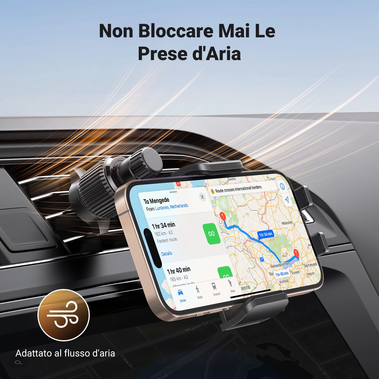 Supporto Telefono Auto UGREEN MagSafe - Magnetico Regolabile Per Bocchette Aria