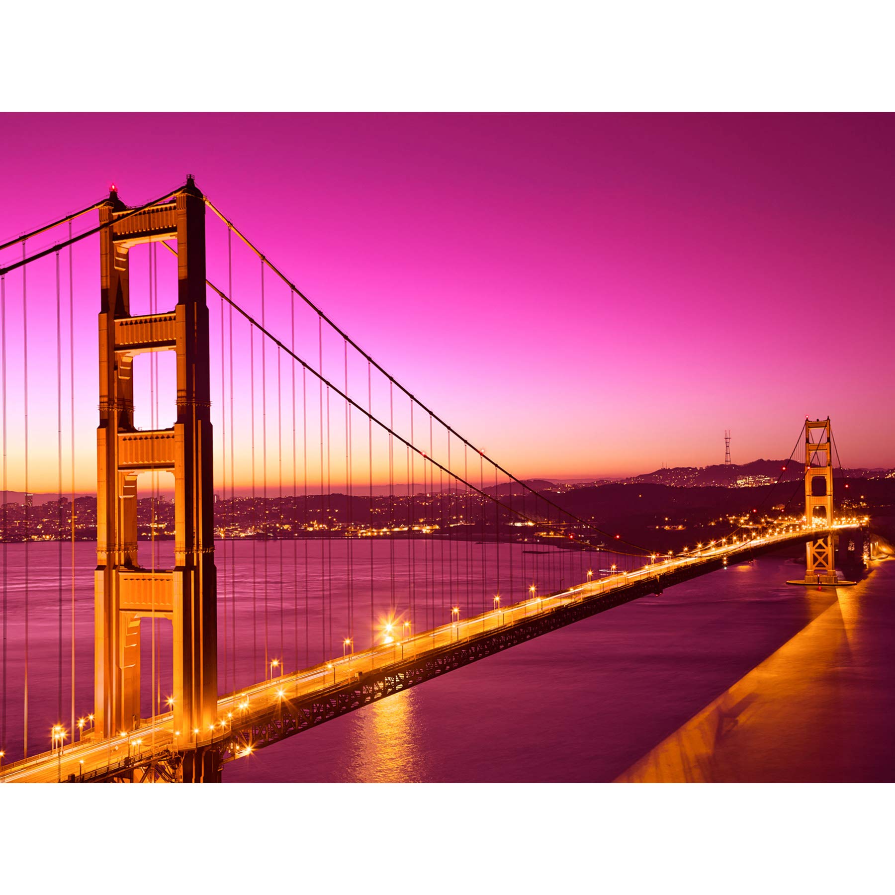 Golden Gate Bridge San Francisco Art Print Poster Wall Decor